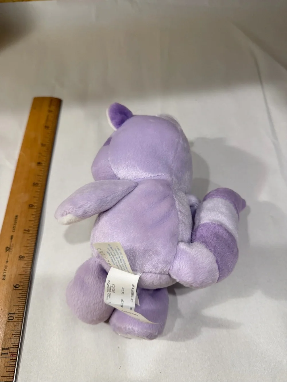 Vintage 2002 Bright Heart Raccoon Care Bear Cousin Collectors Edition